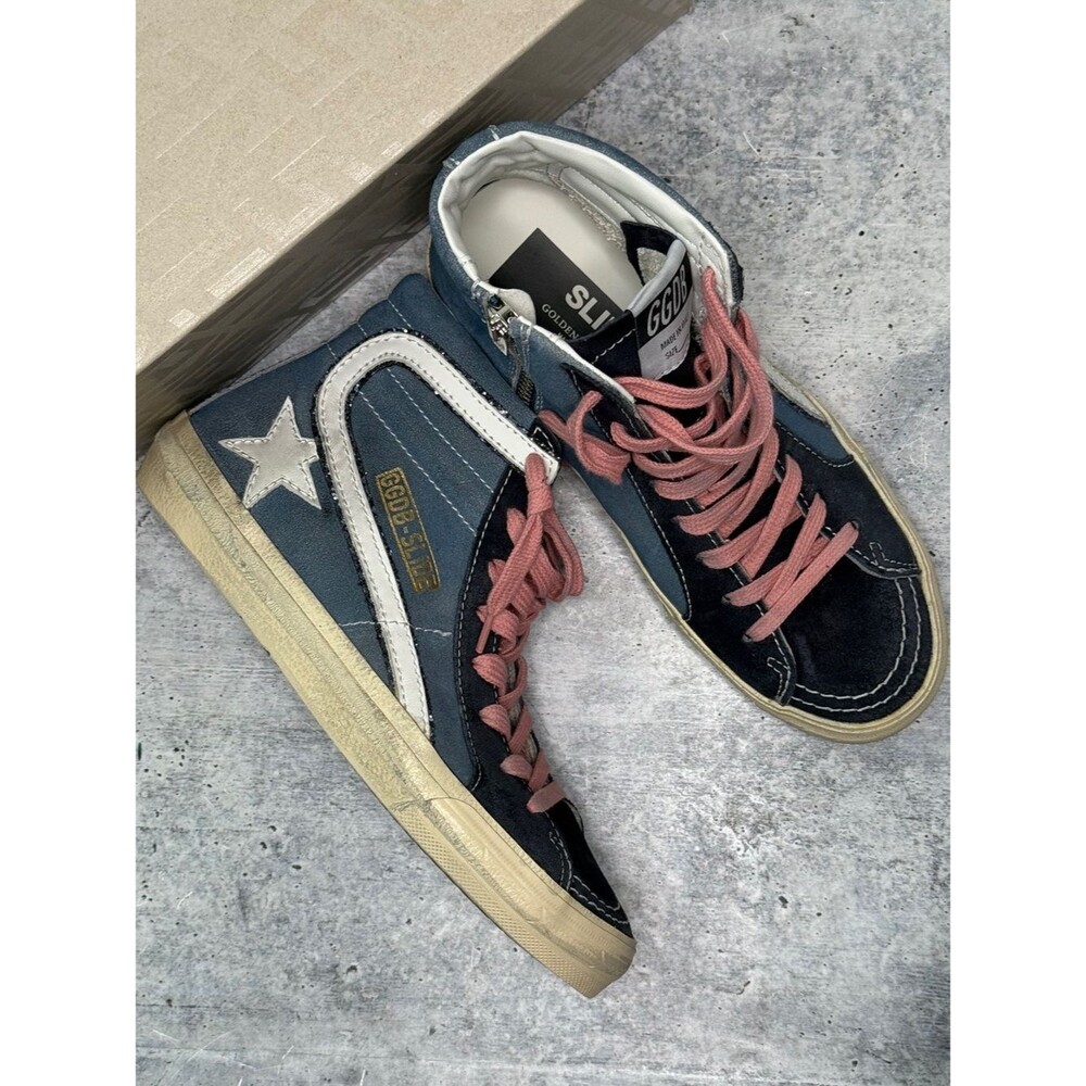 Golden Goose Slide Classic Denim Blue 36